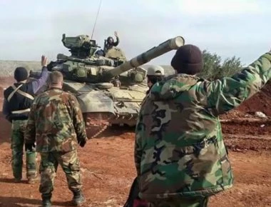 Επιβλητική παρουσία των T-90 του συριακού Στρατού στην ανατολική Γούτα